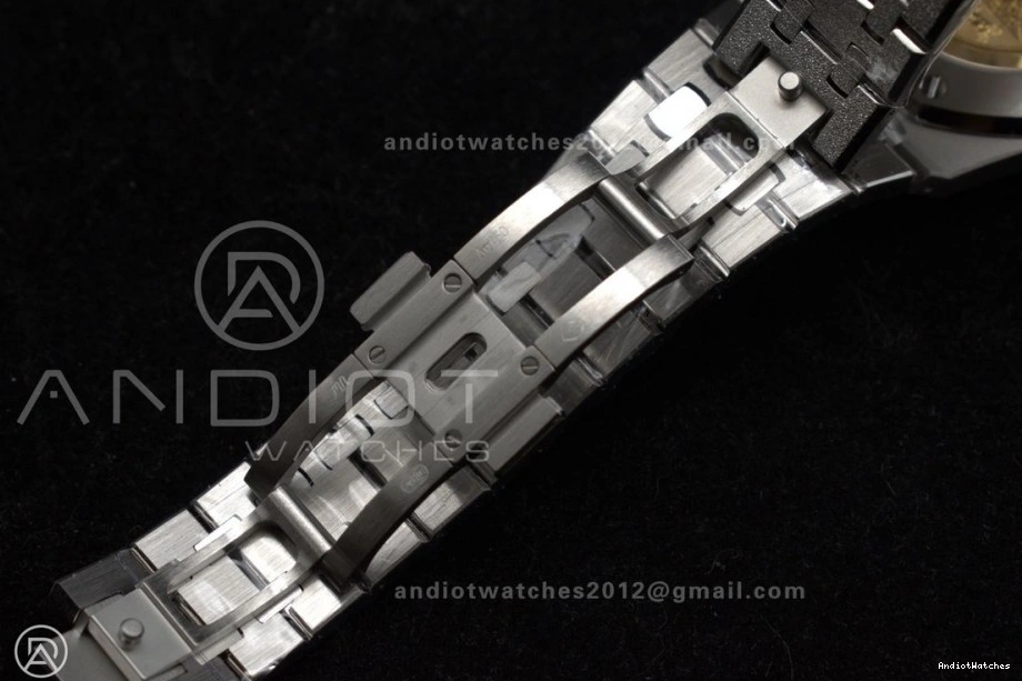 37mm SA3120 APSF Black Oak Textured Thermal Bracelet Super Edition Frosted Royal SS SS Clone Dial 15454 On 1034 1:1 Best 1222